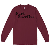 Burgundy mark knopfler Long Sleeve Tee - linhVisuals