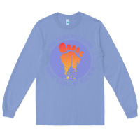 Colony Blue bigfoot t  shirt bigfoot lives design t  shirt Long Sleeve Tee - linhVisuals