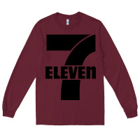 Burgundy 7 elevenn Long Sleeve Tee - linhVisuals