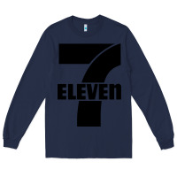 Navy 7 elevenn Long Sleeve Tee - linhVisuals