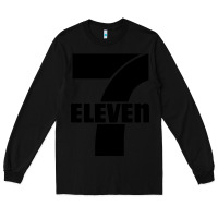 Black 7 elevenn Long Sleeve Tee - linhVisuals