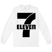 White 7 elevenn Long Sleeve Tee - linhVisuals