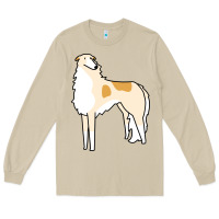 Mushroom borzoi Long Sleeve Tee - linhVisuals