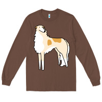 Chestnut borzoi Long Sleeve Tee - linhVisuals