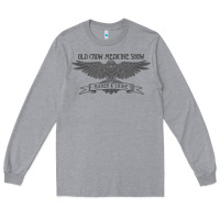 Heather Grey old crow medicine show Long Sleeve Tee - linhVisuals