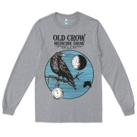 Heather Grey old crow medicine show Long Sleeve Tee - linhVisuals