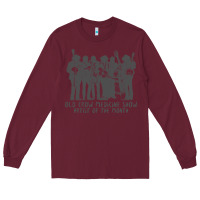 Burgundy old crow medicine show Long Sleeve Tee - linhVisuals