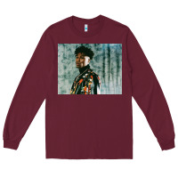Burgundy cool gaulden yboy Long Sleeve Tee - linhVisuals