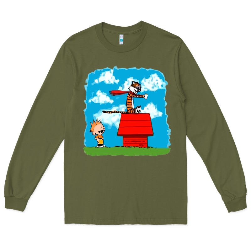 Calvin Hobbes Long Sleeve Tee by linhVisuals | Teevron