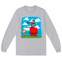 Moon Dust Calvin Hobbes Long Sleeve Tee - linhVisuals