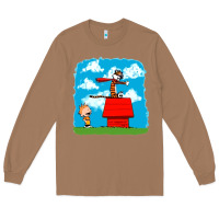 Toasted Coconut Calvin Hobbes Long Sleeve Tee - linhVisuals