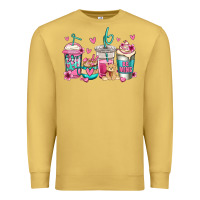 Antique Gold valentines day coffee Premium Sweatshirt - Jasminsmagicworld