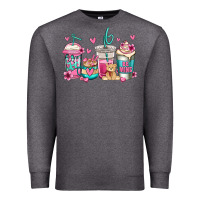 Charcoal Heather valentines day coffee Premium Sweatshirt - Jasminsmagicworld