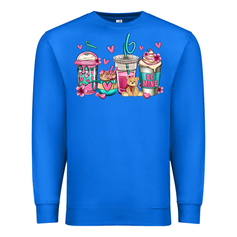 Valentines Day Coffee Premium Sweatshirt by Jasminsmagicworld | Teevron