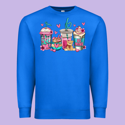 Valentines Day Coffee Premium Sweatshirt Designed By Jasminsmagicworld