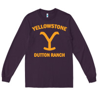 Plum dutton ranch Long Sleeve Tee - linhVisuals