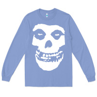 Colony Blue mens skull Long Sleeve Tee - linhVisuals