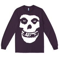 Plum mens skull Long Sleeve Tee - linhVisuals
