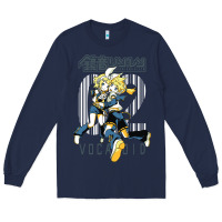 Navy kagamine rin len Long Sleeve Tee - linhVisuals