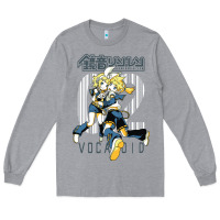 Heather Grey kagamine rin len Long Sleeve Tee - linhVisuals