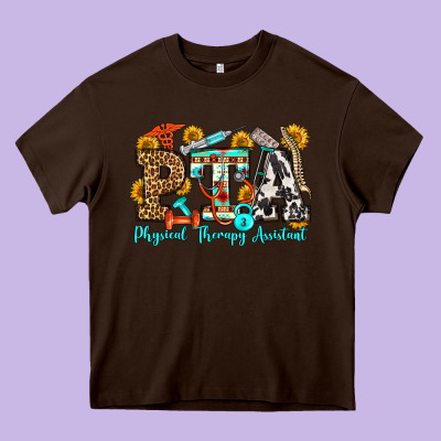 Physical Therapy Assistant Olivia Heavy Core Tee Designed By Oliviacreatesart