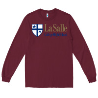 Burgundy la salle college high school Long Sleeve Tee - linhVisuals