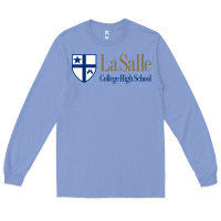 Colony Blue la salle college high school Long Sleeve Tee - linhVisuals