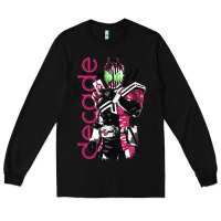 Black kamen rider decade Long Sleeve Tee - linhVisuals