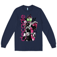 Navy kamen rider decade Long Sleeve Tee - linhVisuals