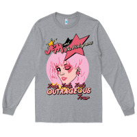 Heather Grey jem outrageous tour 1987 2 Long Sleeve Tee - linhVisuals