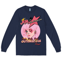 Navy jem outrageous tour 1987 2 Long Sleeve Tee - linhVisuals