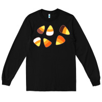 Black candy corn Long Sleeve Tee - linhVisuals
