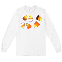 White candy corn Long Sleeve Tee - linhVisuals