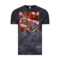 Cloud Black western cowboy hat seamless pattern Vintage Tee - BundleAndBundleShop