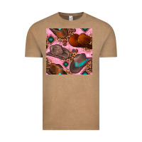 Vintage Coffee western cowboy hat seamless pattern Vintage Tee - BundleAndBundleShop