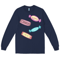 Navy candy pieces Long Sleeve Tee - linhVisuals
