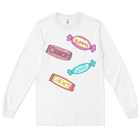 White candy pieces Long Sleeve Tee - linhVisuals
