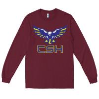 Burgundy cold springs high school Long Sleeve Tee - linhVisuals