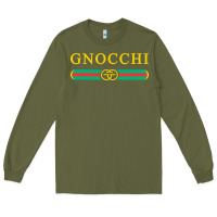 Army Green gnocchi vintage Long Sleeve Tee - linhVisuals
