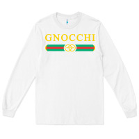 White gnocchi vintage Long Sleeve Tee - linhVisuals