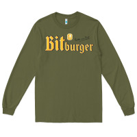 Army Green #bitburger Long Sleeve Tee - linhVisuals