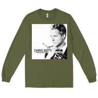 Army Green Chris Botti Long Sleeve Tee - linhVisuals