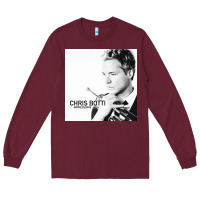 Burgundy Chris Botti Long Sleeve Tee - linhVisuals