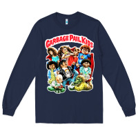 Navy garbage pail kids Long Sleeve Tee - linhVisuals