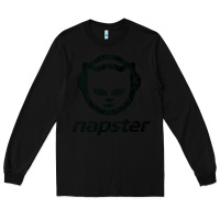 Black napster    napster Long Sleeve Tee - linhVisuals