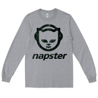 Heather Grey napster    napster Long Sleeve Tee - linhVisuals