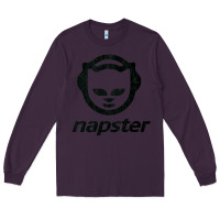 Plum napster    napster Long Sleeve Tee - linhVisuals