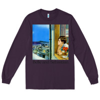 Plum belle and sebastian 90s style fanart design Long Sleeve Tee - linhVisuals