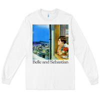 White belle and sebastian 90s style fanart design Long Sleeve Tee - linhVisuals