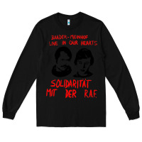 Black baader–meinhof raf original 70s design Long Sleeve Tee - linhVisuals